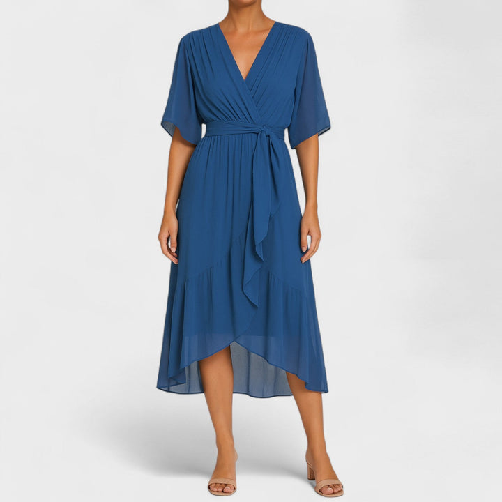 Ailbhe - Cross-Back Midi Dress