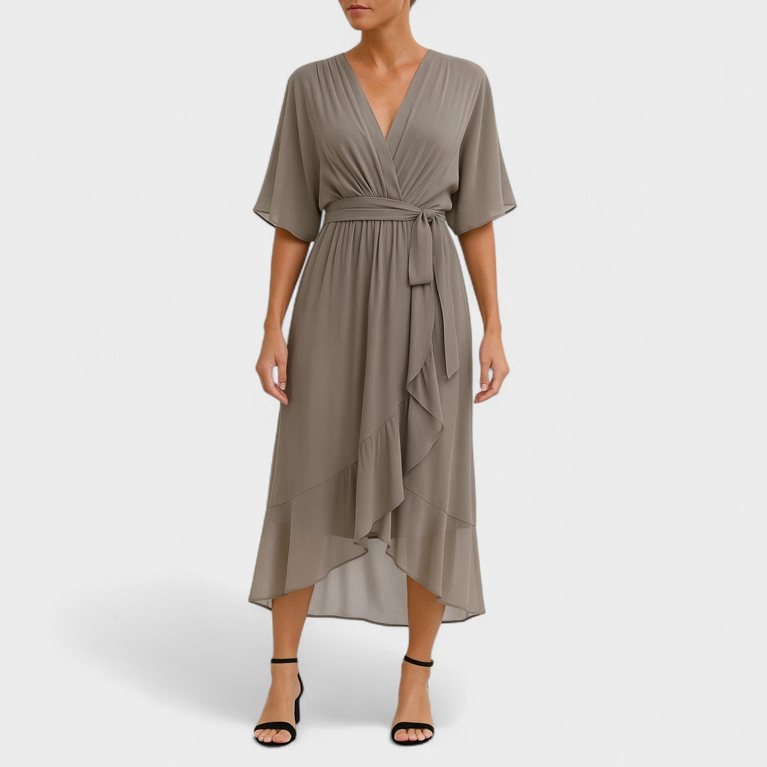 Ailbhe - Cross-Back Midi Dress