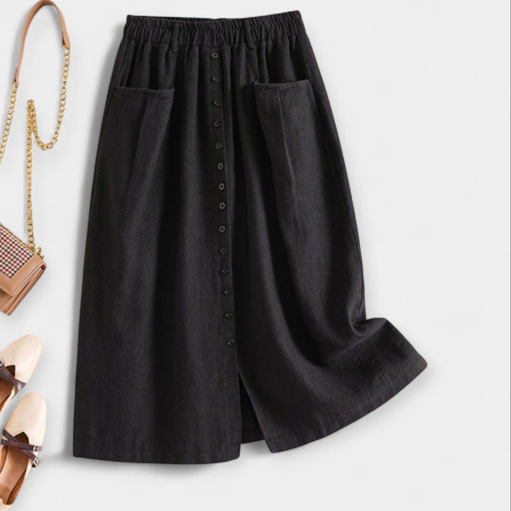 Nuala - Vintage-Inspired Midi Skirt