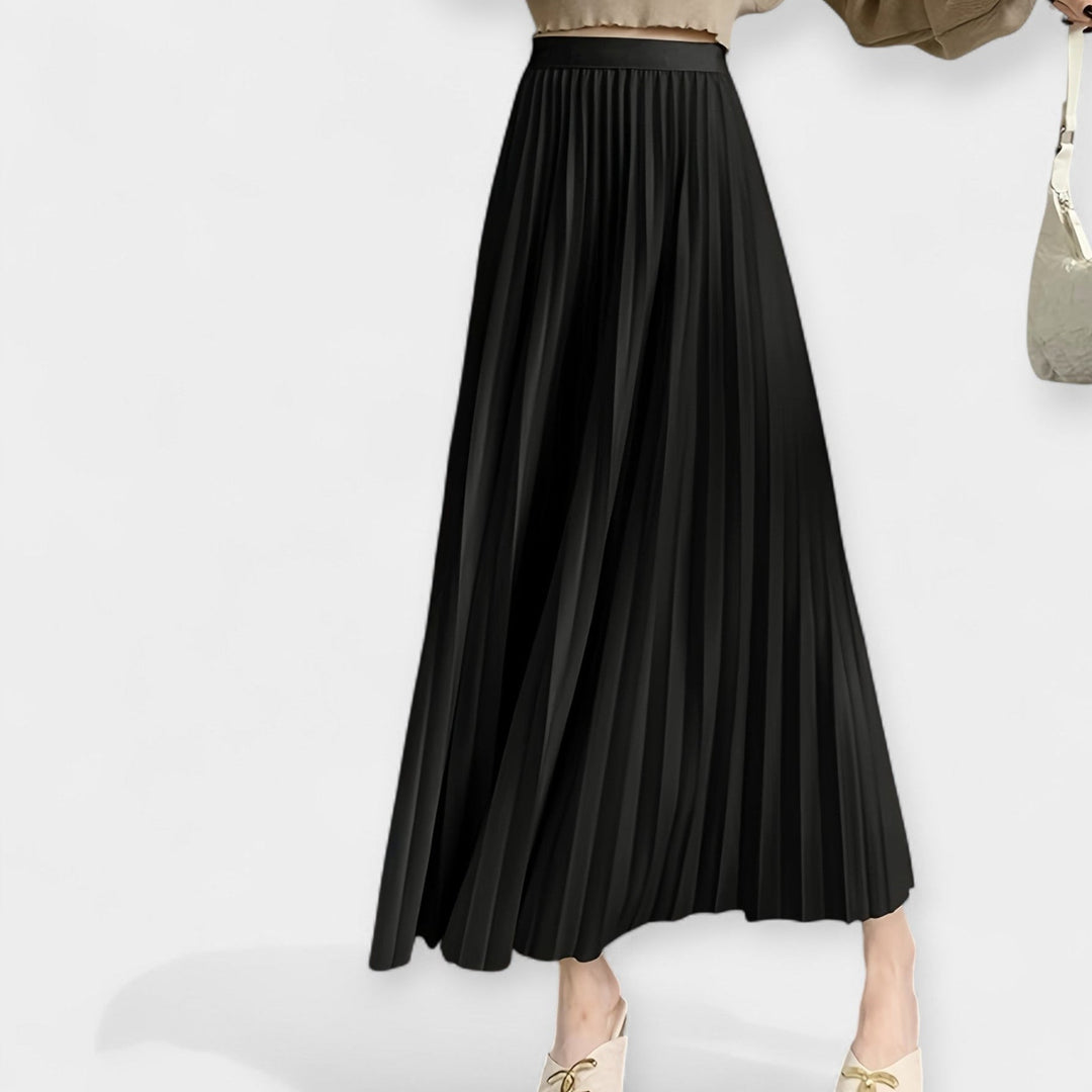 Aoife - Elegant Long Pleated Skirt