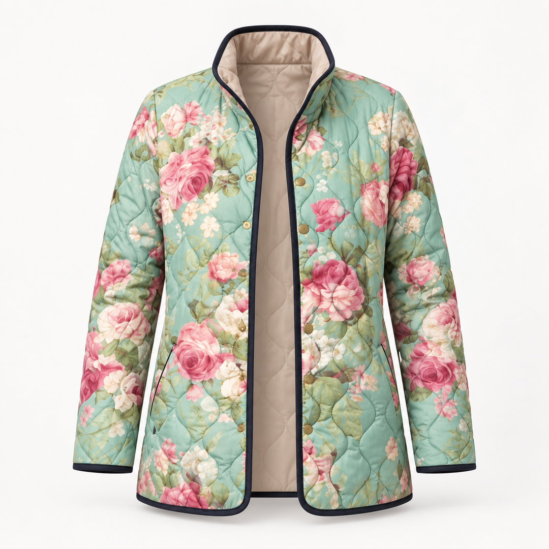 Agnes | Antique Rose Quilted Jacket