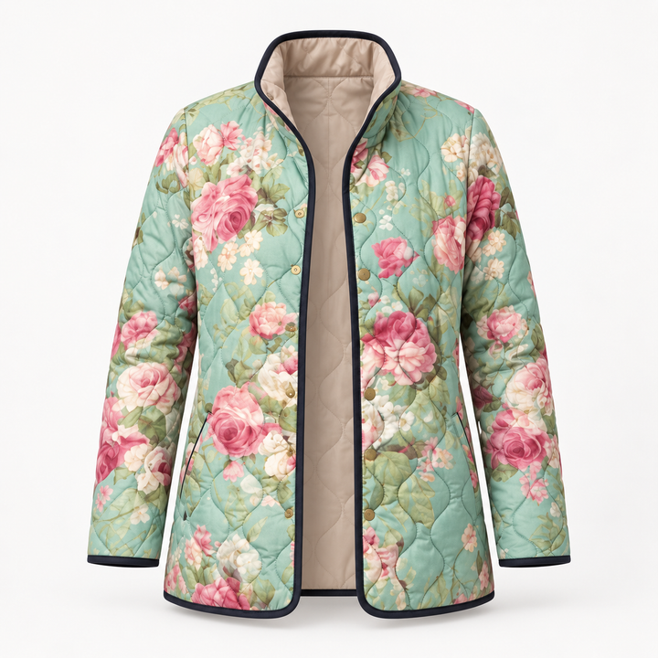 Agnes | Antique Rose Quilted Jacket