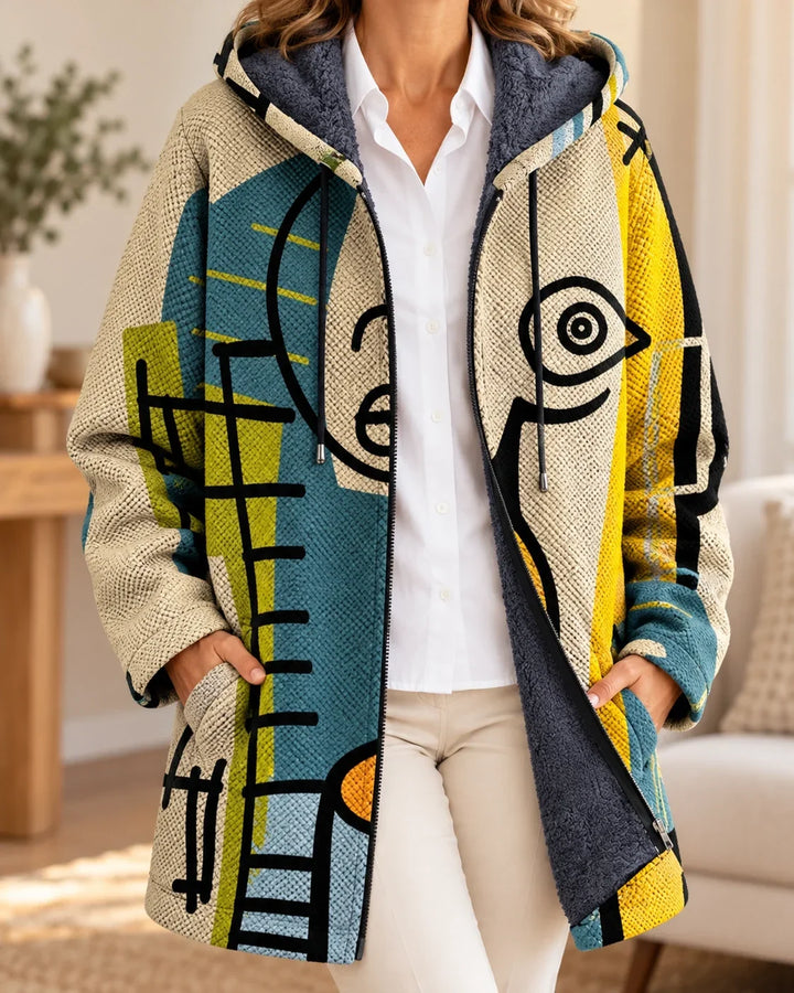 Gareth | Artistic Hooded Cardigan