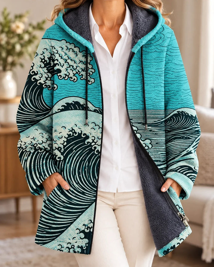 Margot | Artistic Hooded Cardigan