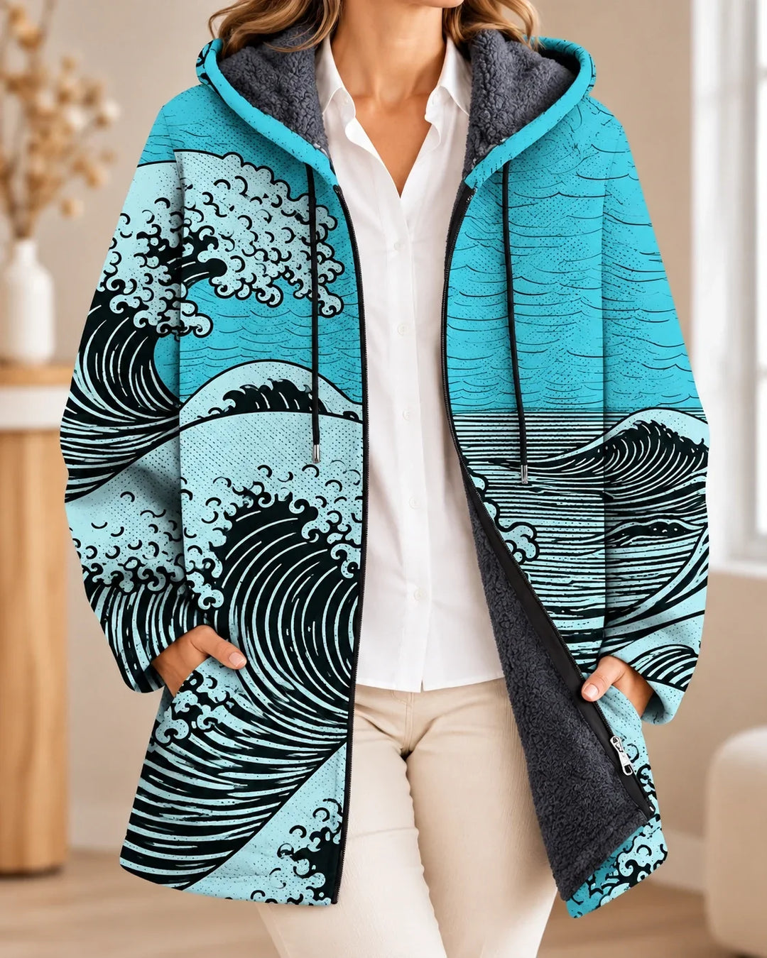 Margot | Artistic Hooded Cardigan
