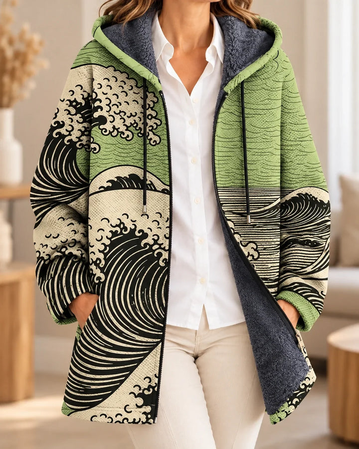 Margot | Artistic Hooded Cardigan