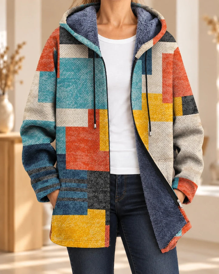 Cynthia | Artistic Hooded Cardigan
