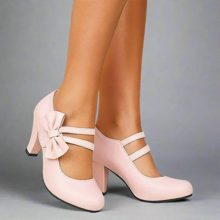 Bláithín - Chic Bow-Detail Elegant Heels