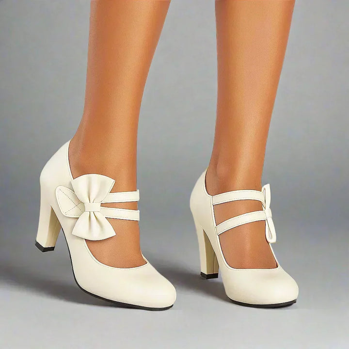Bláithín - Chic Bow-Detail Elegant Heels