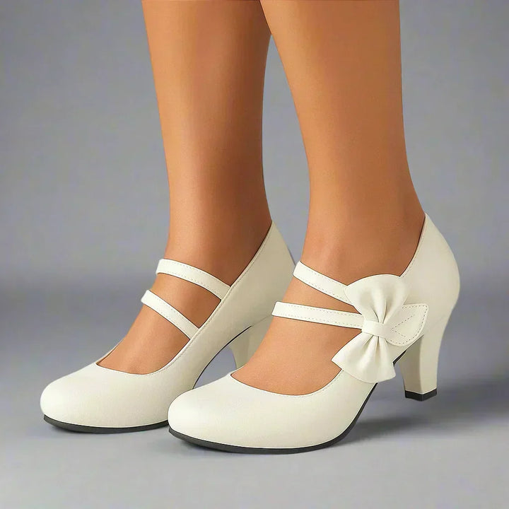 Bláithín - Chic Bow-Detail Elegant Heels