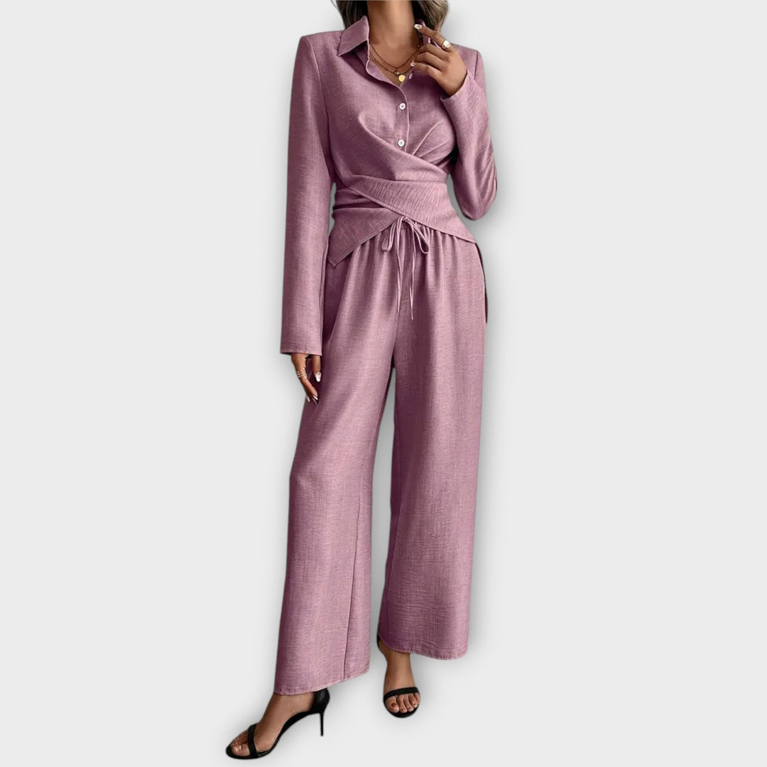 Ailbhe - Chic Beige Ensemble