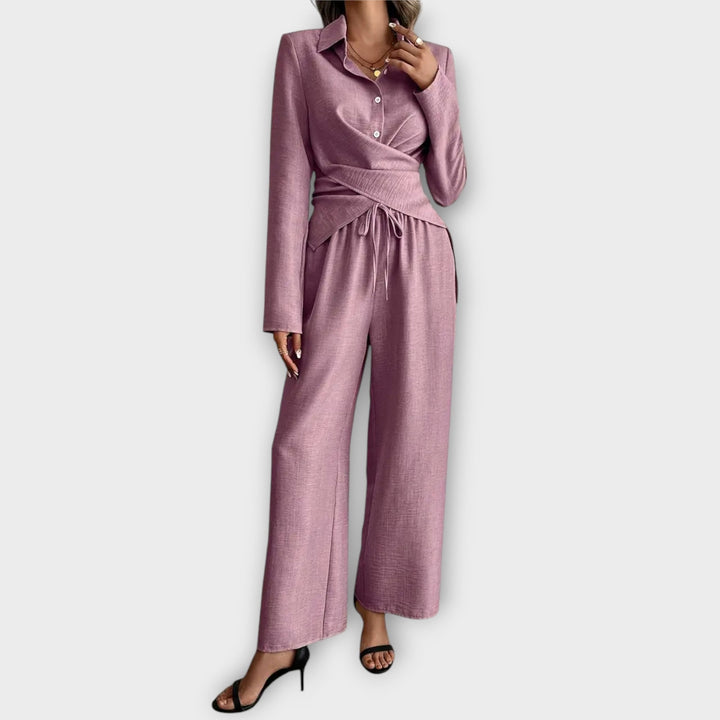 Ailbhe - Chic Beige Ensemble