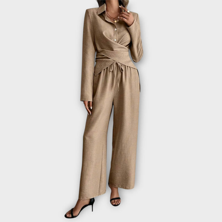 Ailbhe - Chic Beige Ensemble