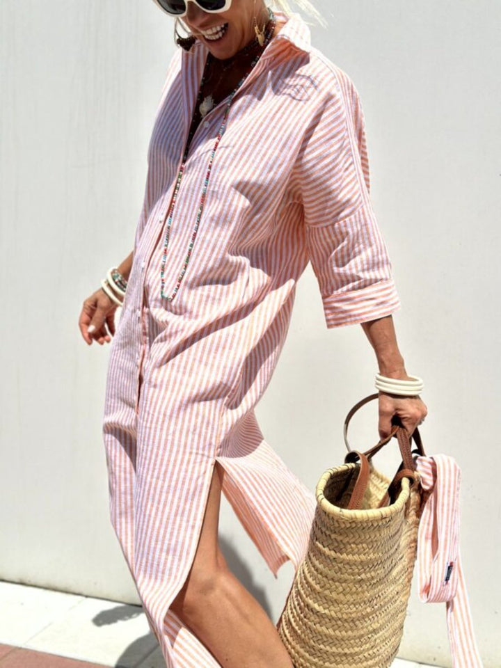 Muireann - Chic Striped Blouse
