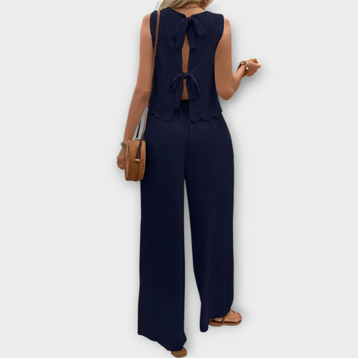 Medbh - Chic Tailored Vest Pants