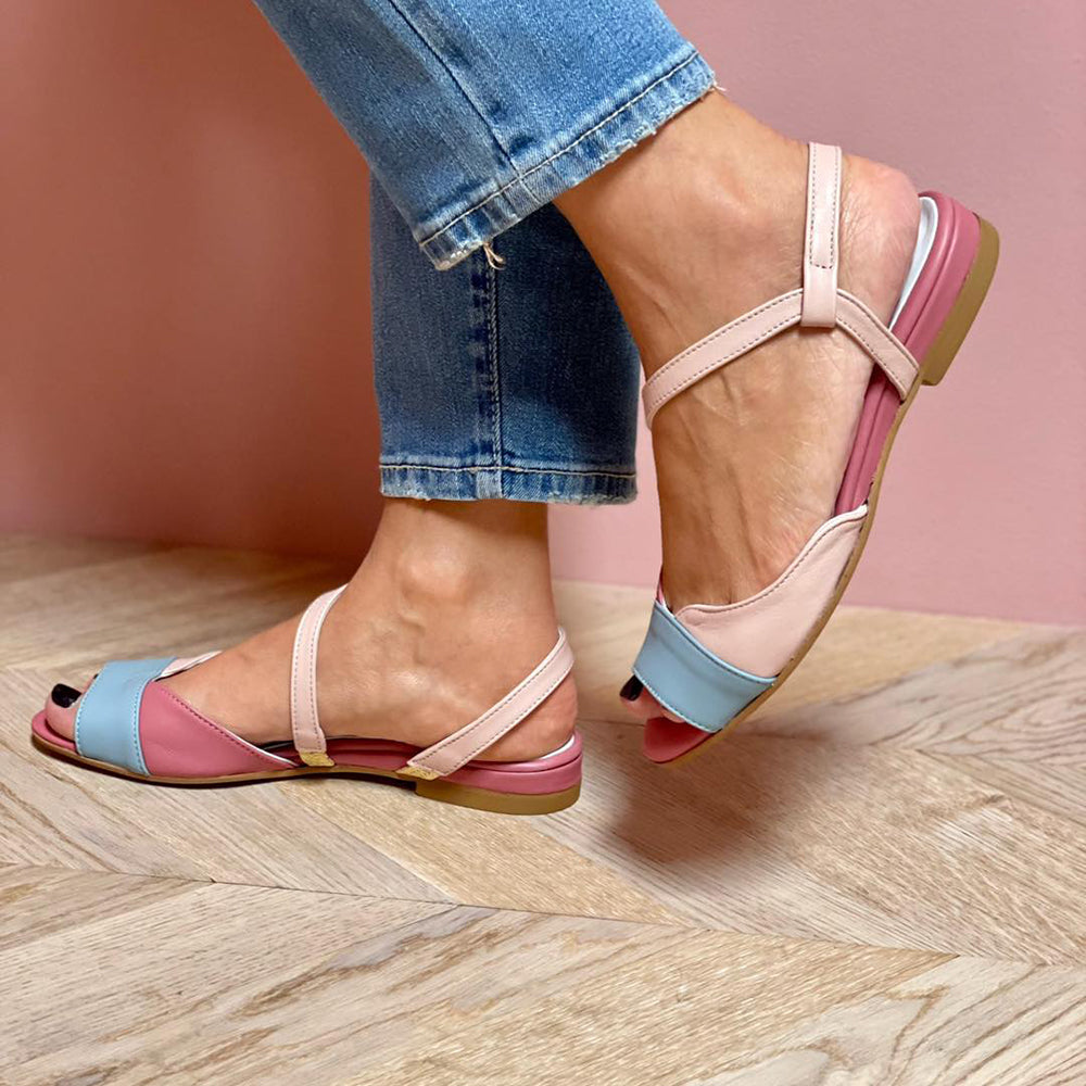 Deirbhile - Two-Tone Sandals