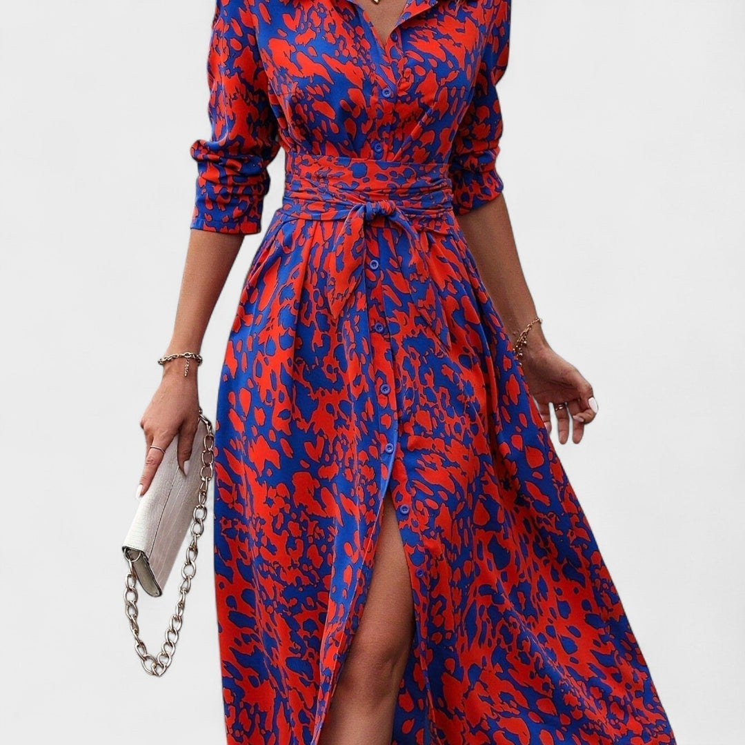 Deirbhile - Chic Animal Print Dress
