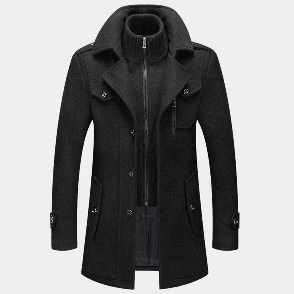 Cian - Stylish Long Overcoat