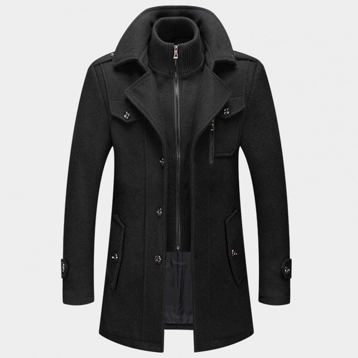 Cian - Stylish Long Overcoat