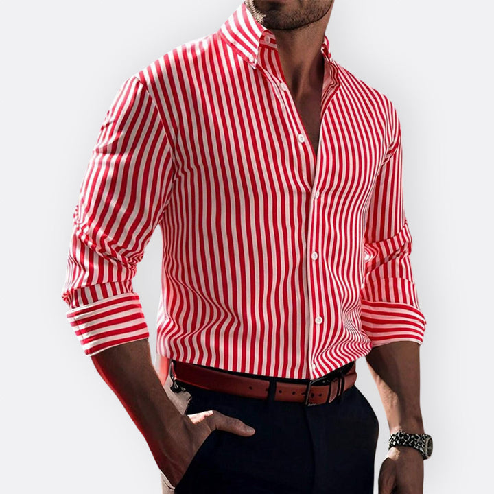 Tiernan - Timeless Striped Button-Up