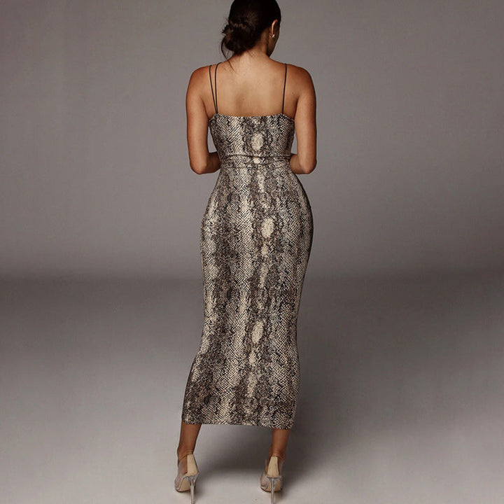 Nábla - Tailored Leopard Print Dress