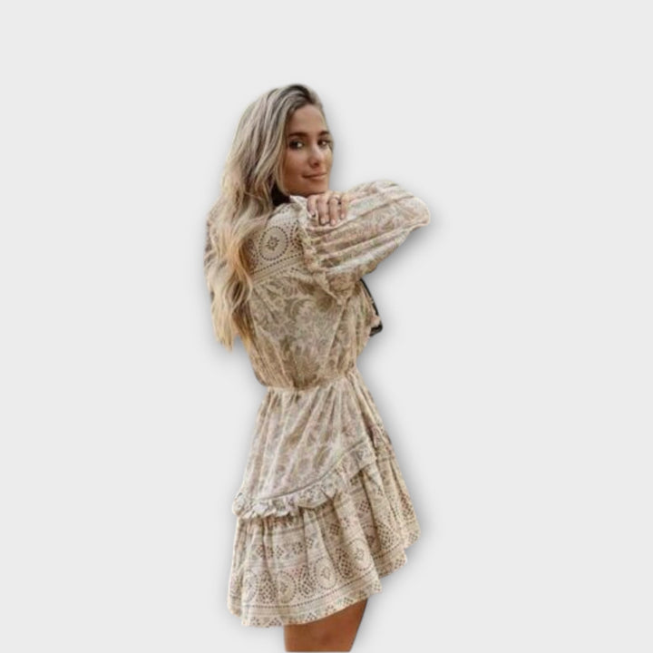 Aisling - Bohemian-Inspired Short Dress
