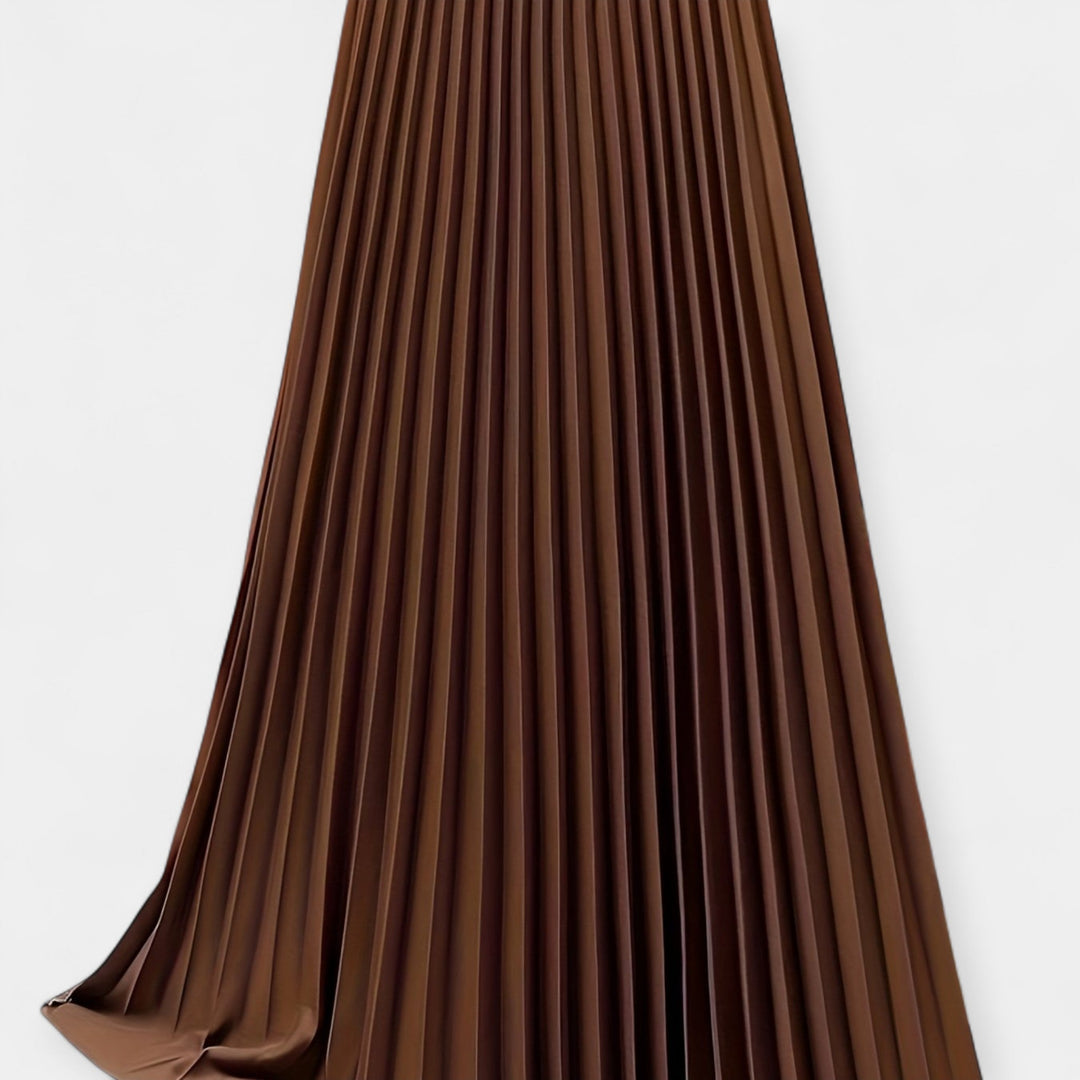 Aoife - Elegant Long Pleated Skirt
