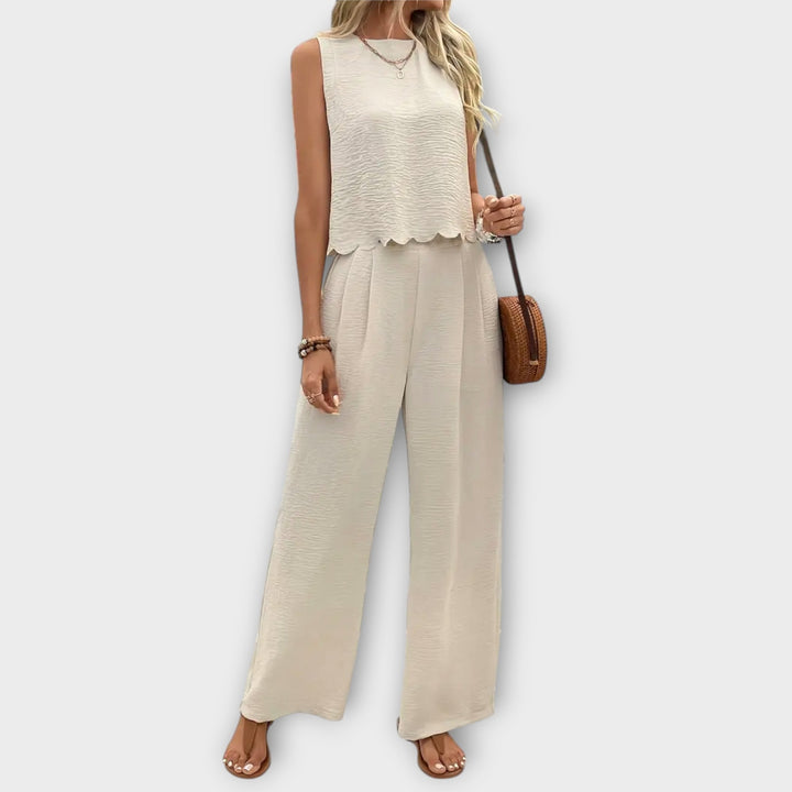 Medbh - Chic Tailored Vest Pants