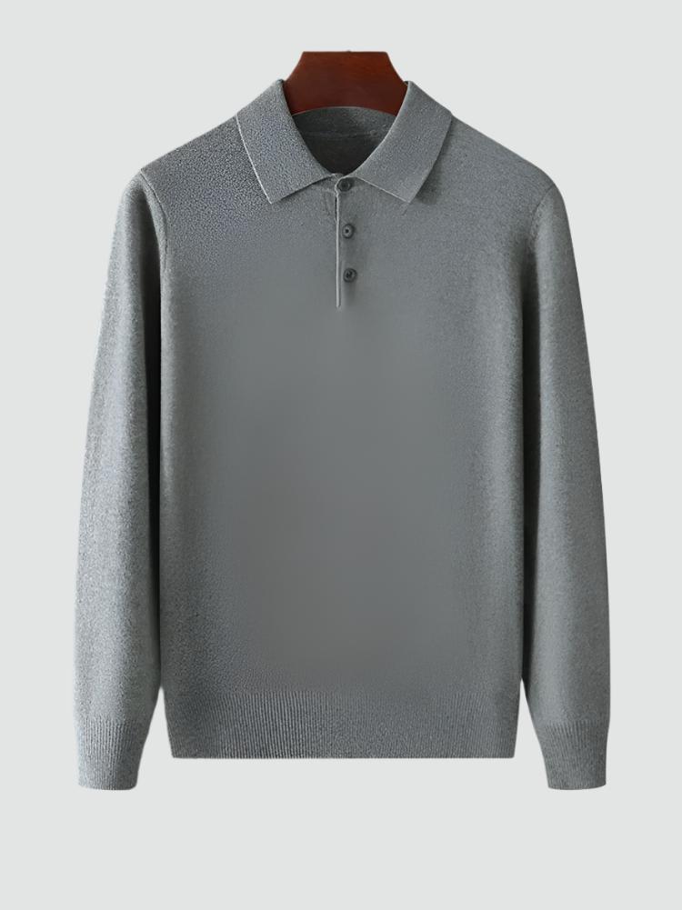 Ronan - Cozy Polo Sweater