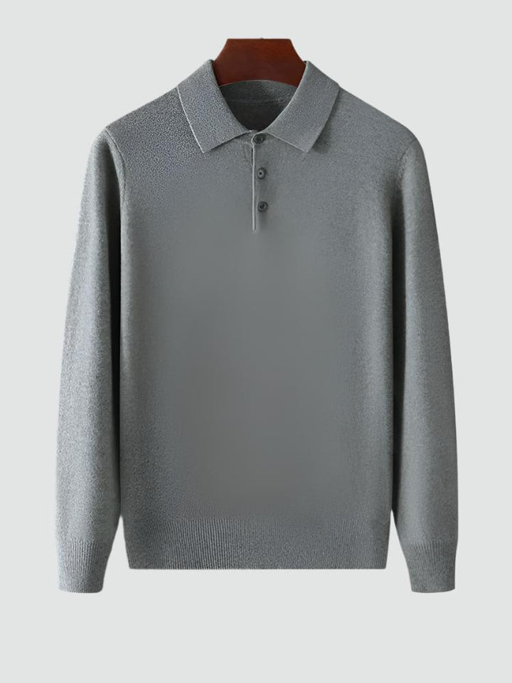 Ronan - Cozy Polo Sweater