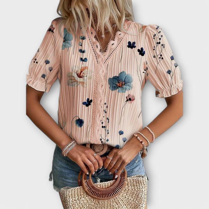 Nuala - V-Neck Top