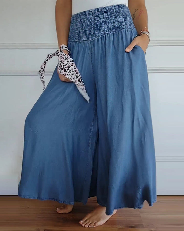 Gormfhlaith - Chic High-Waisted Trousers