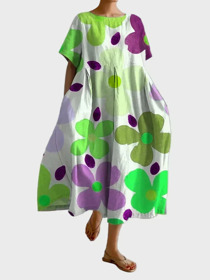 Rita - Elegant Floral Maxi Dress