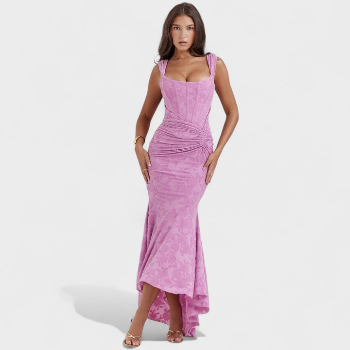 Tríona - Elegant Sculpted Silhouette Dress