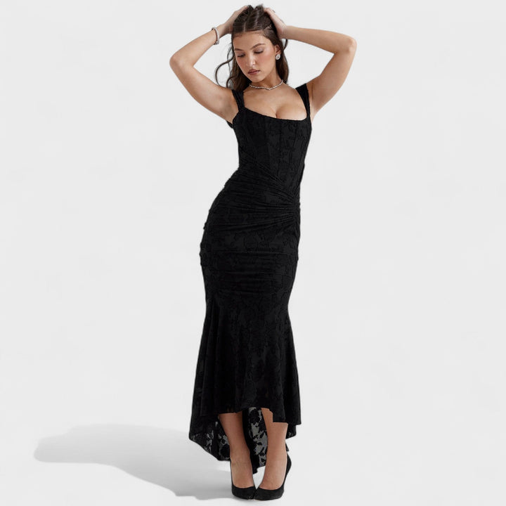 Tríona - Elegant Sculpted Silhouette Dress
