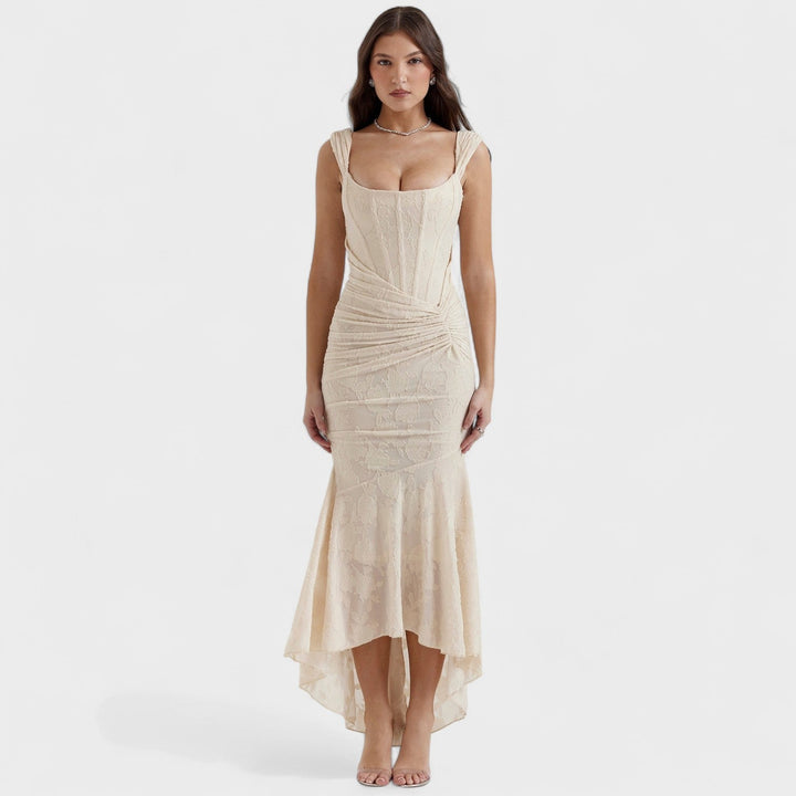 Tríona - Elegant Sculpted Silhouette Dress