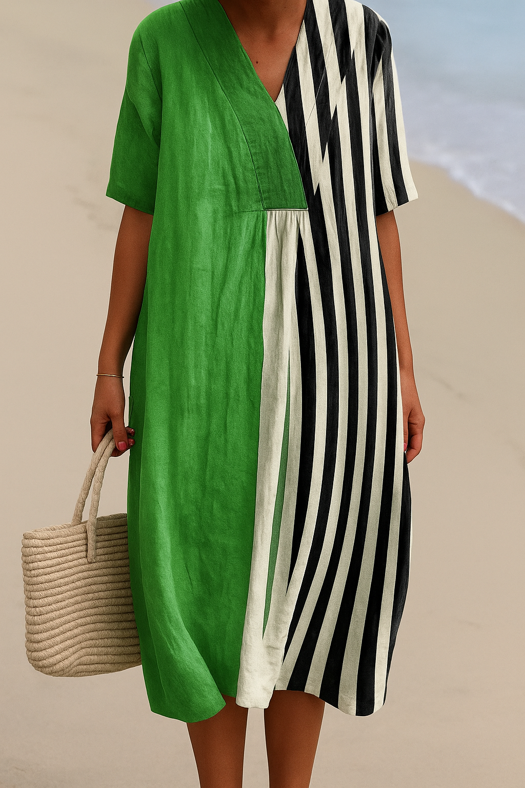 Cara Óg - Chic Striped Dress