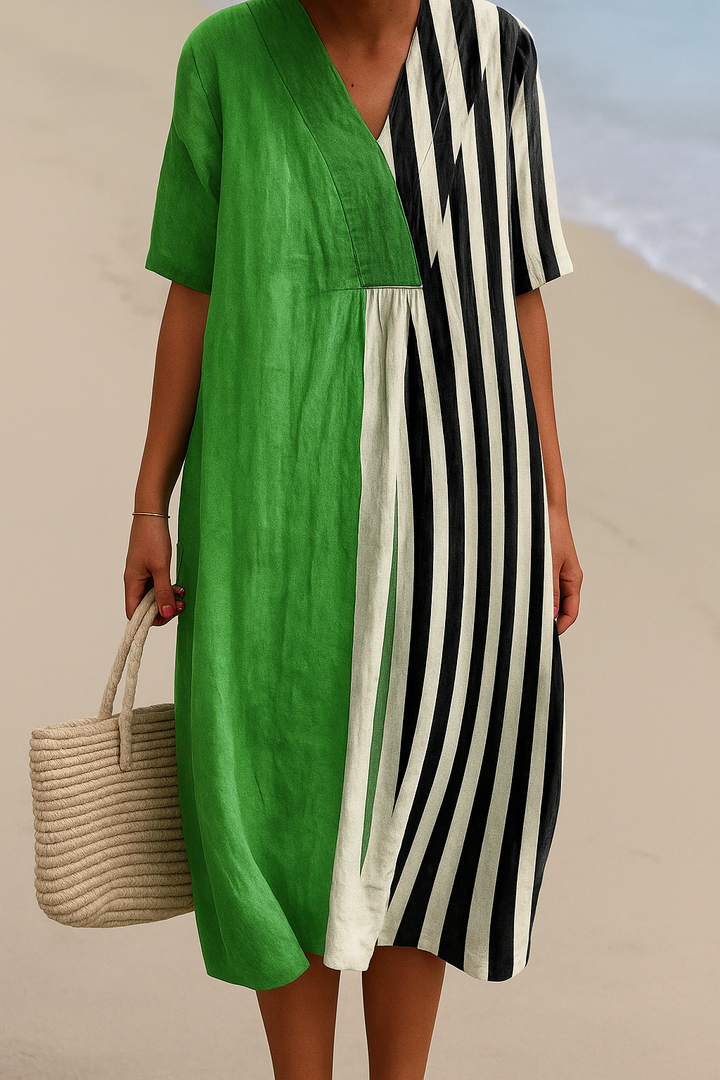 Cara Óg - Chic Striped Dress
