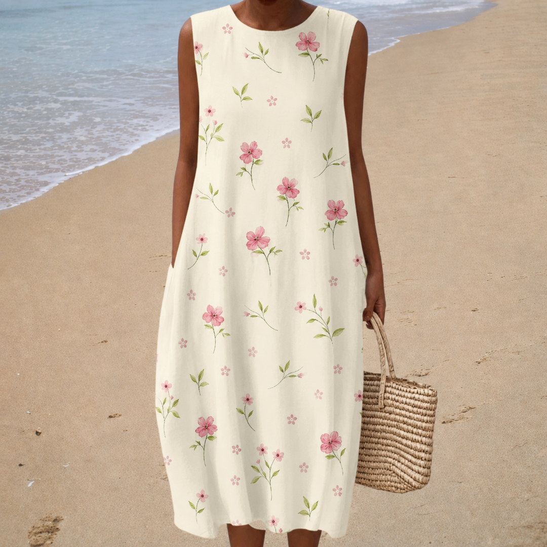 Cathy - Floral Midi Dress