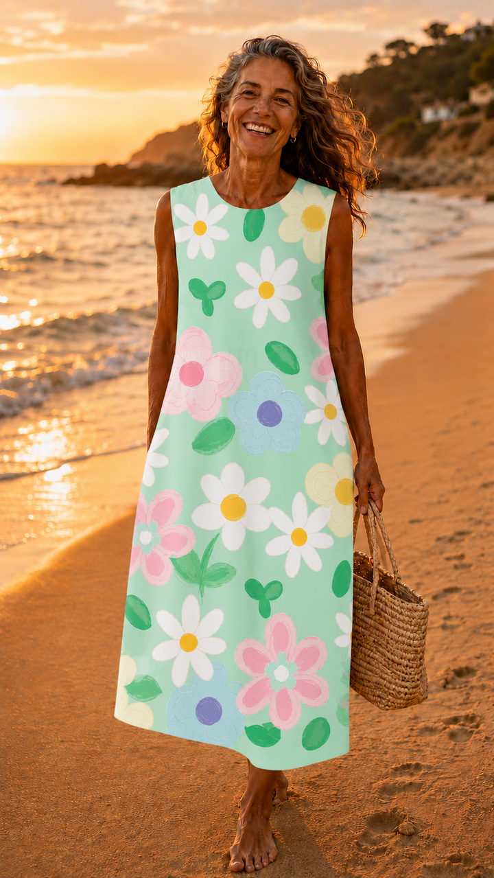 Eileen - Spring Green Dress