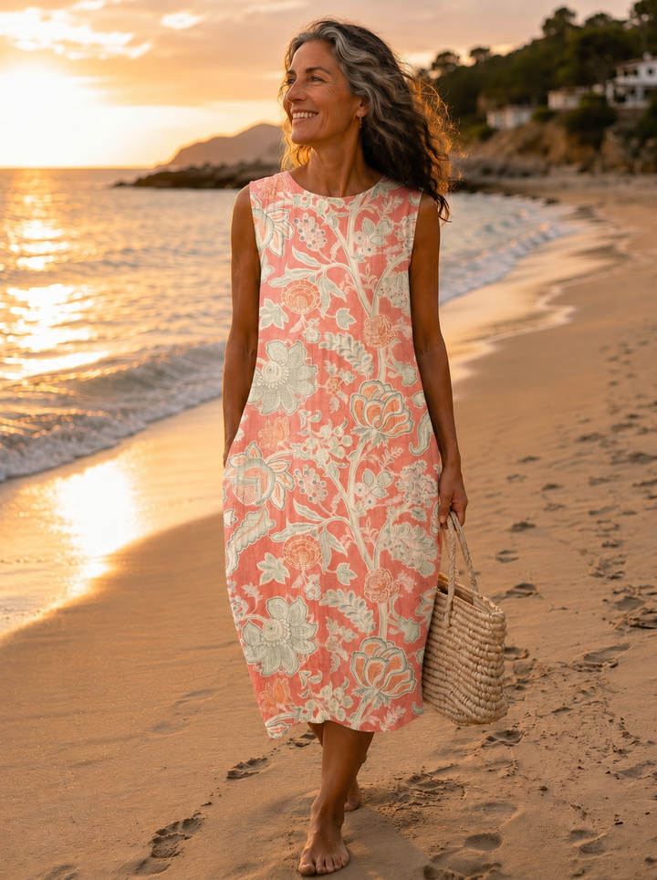 Josephine - Boho Midi Dress