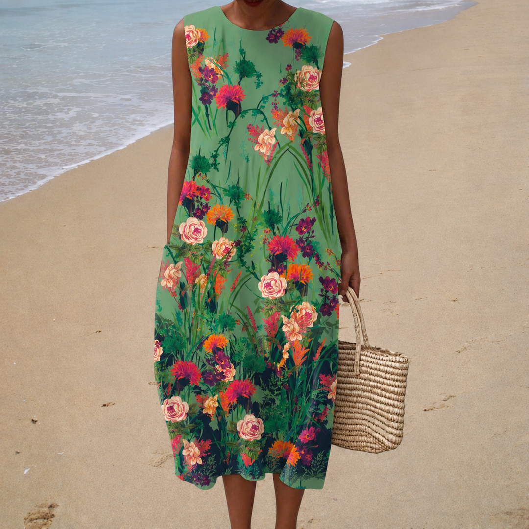 Moira - Floral Midi Dress