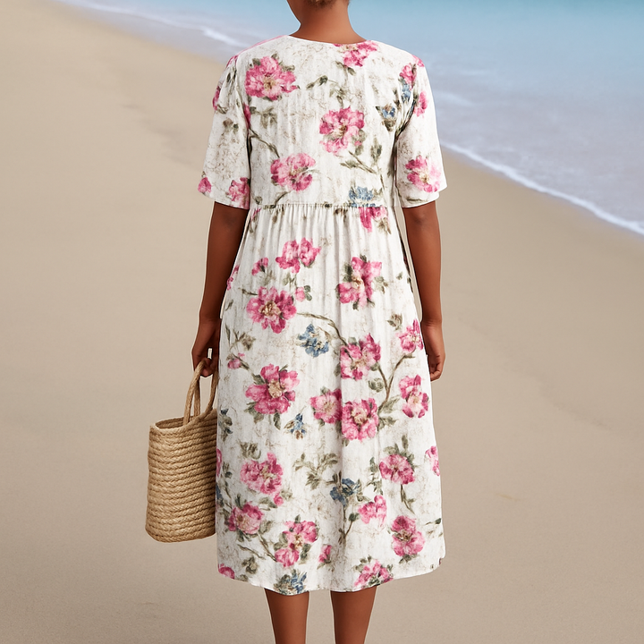 Nóra - Floral Print Dress