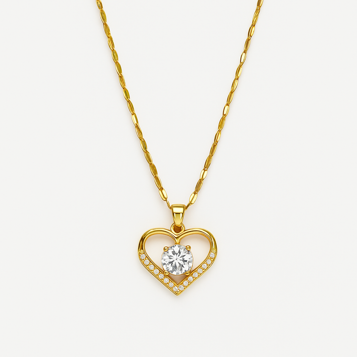 Saoirse - Gold Heart Necklace