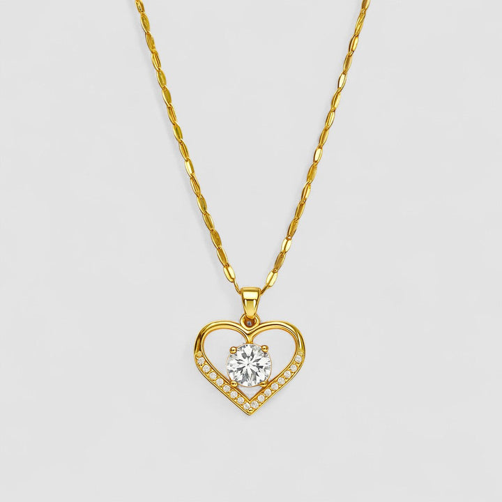 Saoirse - Gold Heart Necklace