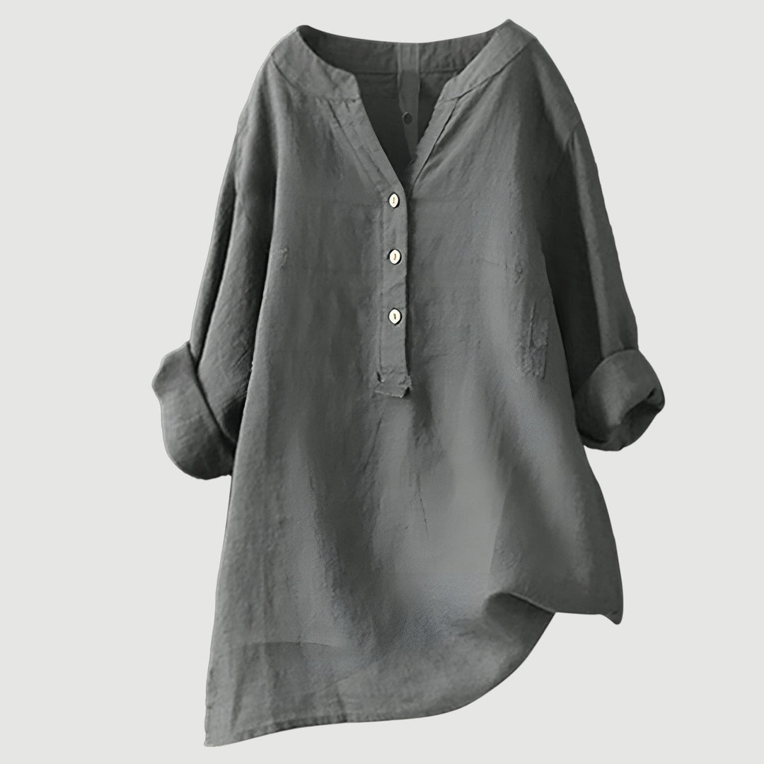 Niamh - Elegant White Minimalist Top