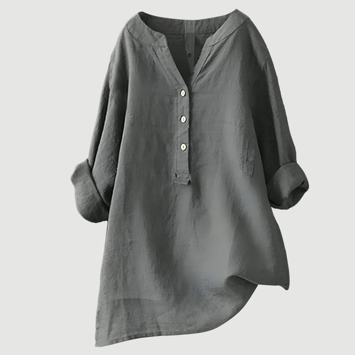Niamh - Elegant White Minimalist Top