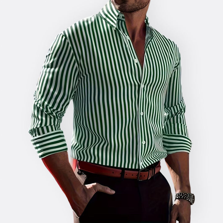 Tiernan - Timeless Striped Button-Up