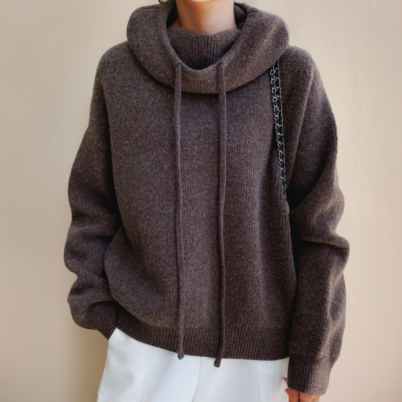 Rita - Chic High Neck Jumper