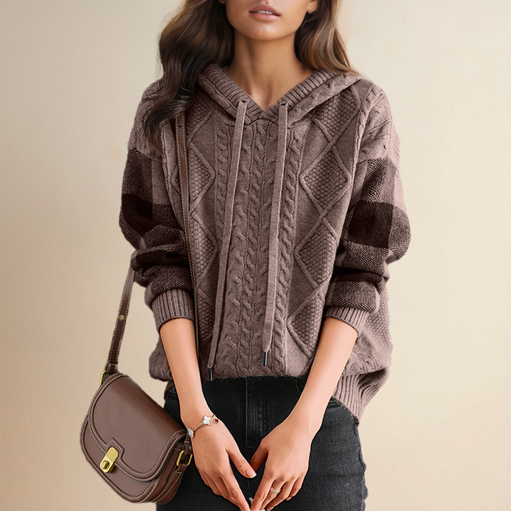Noreen | Cosy Cable Hoodie